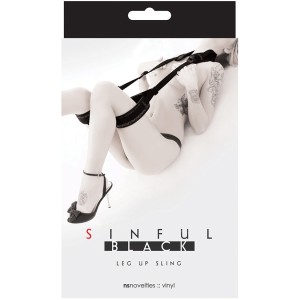 Sinful Leg Up Sling-black