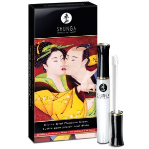 Divine Oral Pleasure Gloss Sparkling Strawberry  Wine 0.33 Fl. Oz. / 10 Ml