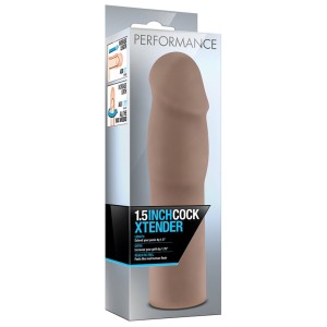 Performance 1.5 Inch Cock Xtender Brown