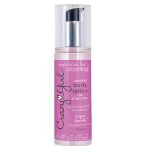 Crazy Girl Wanna Be Dazzling Sparkling Body Lotion With Pheromones Sugar Bomb 6 Fl. Oz. / 177 Ml