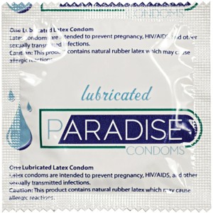 Paradise Lubricated Condom (bulk)