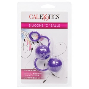 Posh Silicone O Balls-purple