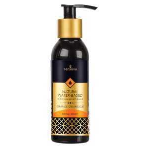 Sensuva Natural Water-based Personal Moisturizer-orange Creamsicle 4oz