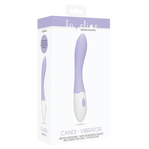 Loveline Rechargeable Candi Vibe-purple 7.75