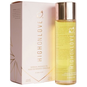 Highonlove Massage Oil- Lychee Martini 4oz