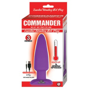 Commander Essential Vibrating Hot Plug-purple