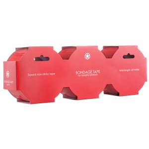 Ouch! Bondage Tape-red (3 Pack)