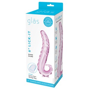 Glas 6 Lick-it Dildo-pink