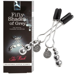 Fifty Shades Of Grey The Pinch Adjustable Nipple  Clamps