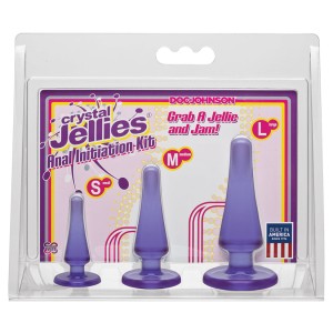 Crystal Jellies Anal Initiation Kit Purple