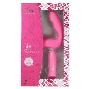 Jill Rechargeable G-vibe Set-pink