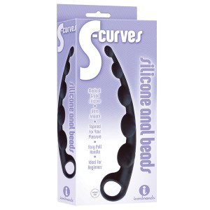 The 9s S-curves Silicone Anal Beads
