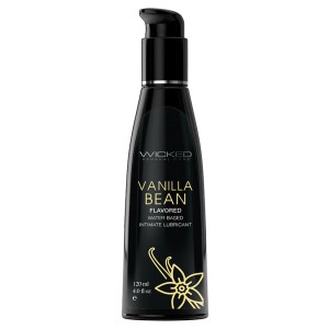 Wicked Aqua Flavored Lube-vanilla Bean 4oz