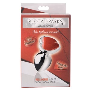Booty Sparks Gemstones Red Jasper Heart Small