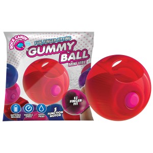 Rock Candy Gummy Balls-red