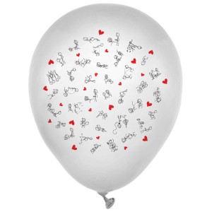 Dirty Balloons-position Stick Figure 11 (8 Pack)