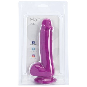 Maia Josi Silicone Dong-dark Purple 8