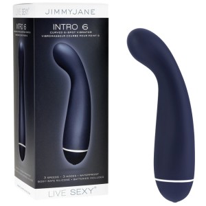 Jimmyjane Live Sexy Intro 6 Curved G-spot Vibe-blue 6.7