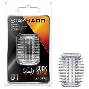 Stay Hard Cock Sleeve 01-clear