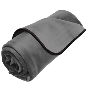 Liberator Fascinator Travel Throw Velvish-grey
