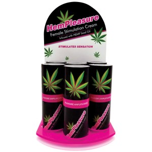 Hempleasure Female Stimulation Cream .5 Oz 6 Bottle Display