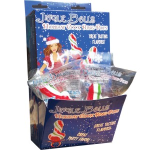 Jingle Balls Holiday Cock Ring Pop 12 Piece Display