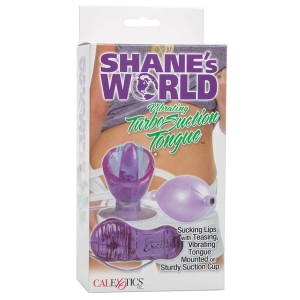 Shanes World Vibrating Turbo Suction Tongue Purple
