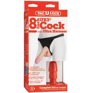 Vac-u-lock Set 8 Inch Ultraskyn Ultra Harness