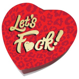 Lets Fuck Heart Box-chocolate