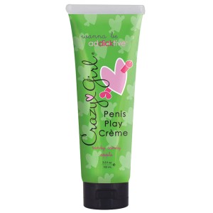 Crazy Girl Addicktive Penis Play Creme Randy  Candy Apple 3.5 Fl. Oz. / 103 Ml