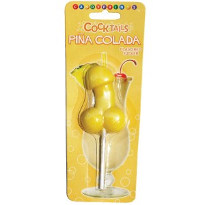 Pina Colada Cocktail Sucker
