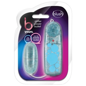 B Yours Glitter Power Bullet-blue