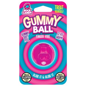 Rock Candy Gummy Collection Gummy Ball Finger Vibe-pink