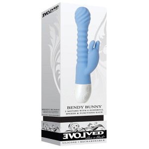 Bendy Bunny Blue