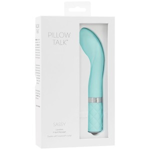 Pillow Talk Sassy G-spot Vibe With Swarovski Crystal Teal