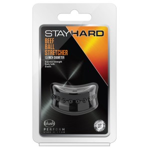 Stay Hard Beef Ball Stretcher 1.5 Diameter-black
