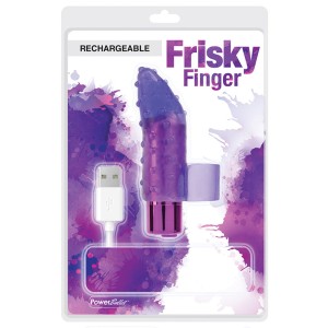 Power Bullet Frisky Fingers Rechargeable-purple