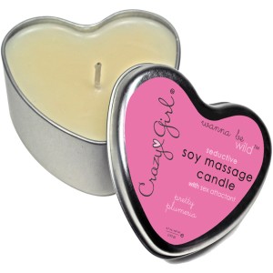Crazy Girl Massage Candle-pretty Plumeria 4oz