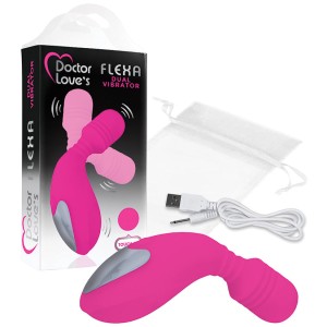 Doctors Loves Flexa Dual Vibrator-pink