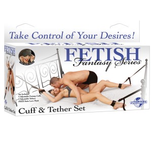 Fetish Fantasy Cuff And Tether Set