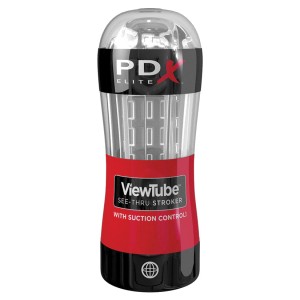 Pdx Elite Viewtube Stroker-clear