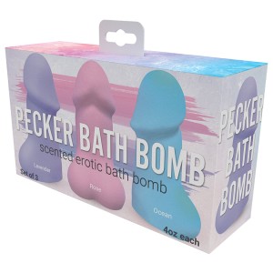 Pecker Bath Bombs 3 Pk
