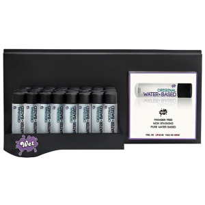 Wet Original Water Based (left) Slat Wall Shelf Display (40) 3oz