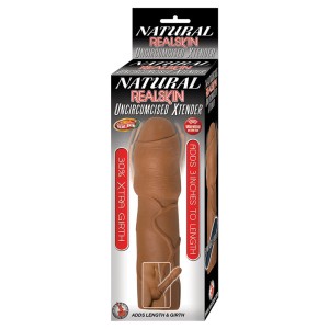 Natural Real Skin Uncircumsized Xtender-brown