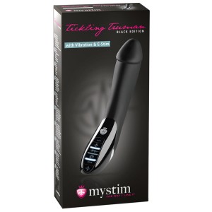 Mystim Tickling Truman E-stim Vibrator-black Edition