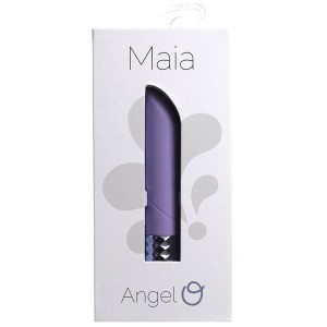 Maia Angel Rechargeable Crystal Gems Bullet-purple