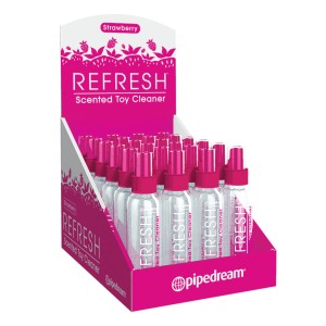 Toy Cleaner Strawberry 24 Count Display 4 Fl. Oz. Bottles