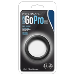 Performance Silicone Go Pro Cock Ring Black