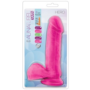 Au Naturel Bold Hero Dildo-pink 8