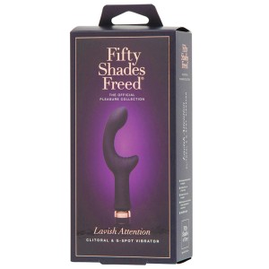 Fifty Shades Freed Lavish Attention Rechargeable  Clitoral & G-spot Vibrator